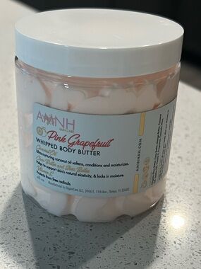 5/$35 NWT Aminnah pink grapefruit whipped body butter retails $32 each